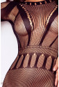 Hollow-out Long Sleeve Body Stocking