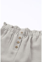 Linen Mix Paper Bag Shorts