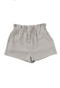 Linen Mix Paper Bag Shorts