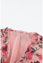 Vzdušné maxi kvetinové šaty s dlhým rukávom