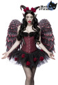 Vierohodný strašidelný kostým Rose Devil s krídlami