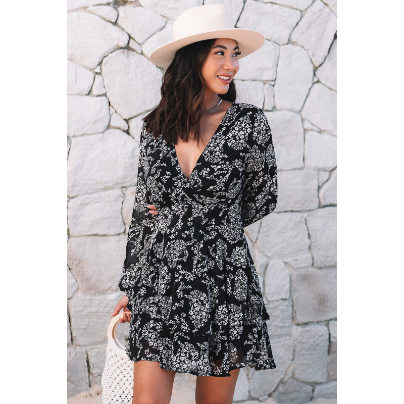 Double tie wrap outlet dress