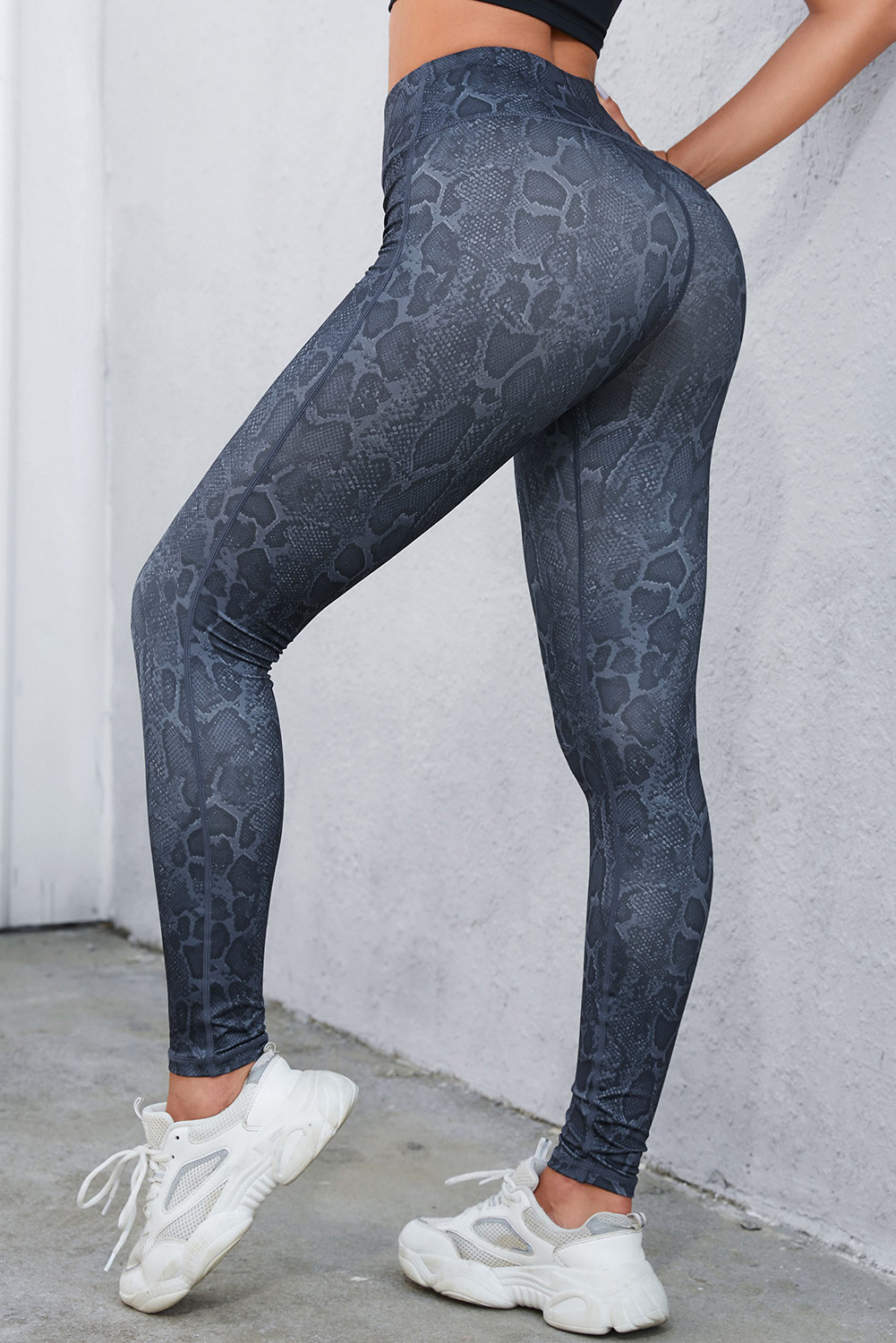 Yoga Trendy All Over Print Training Tights High Stretch Tummy Control  Top-stitching Running Leggings With Side Phone Pocket | SHEIN IN