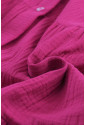 Mušelínové ružové košeľové šaty