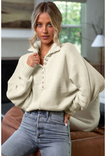 Say What Ribbed Dolman Sleeve Sweater