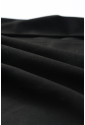 Midi čierne spoločenské šaty s pierkami vo výstrihu 