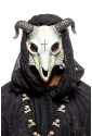 Halloweenska pompézna maska s rohami 