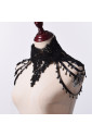  Victorian gothic necklace shrug cape