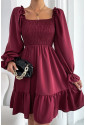 Romantické dámske šaty s dlhým rukávom MONIKA