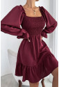 Romantické dámske šaty s dlhým rukávom MONIKA