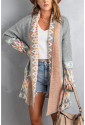Top quality aztec knitted cardigan