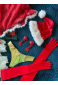 SEQUIN Christmas Santa lingerie set