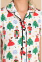 Christmas Pattern Two Piece Sleepwear