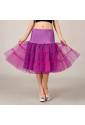 Purple tulle women's petticoat