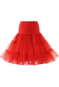 Red tulle women's petticoat