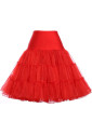 Red tulle women's petticoat