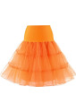 Orange tulle women's petticoat