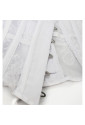 White 14 Steel Boned Lace Underbust Waist Corset
