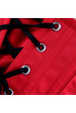 Red vintage brocade waist corset