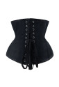 Black gothic underbust waist corset VAMPIRE