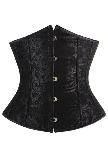 Brocade black waist corset BROCADE GIRLS