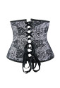 Brocade silver waist corset BROCADE GIRLS