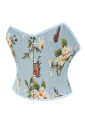 Tube bandeau short corset Butterflies