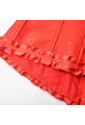 Elegant red embroidery corset ESMERA