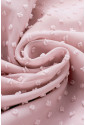 Bodkovaná ružová blúzka s dlhými rukávmi