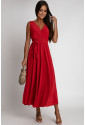 Universal red midi dress