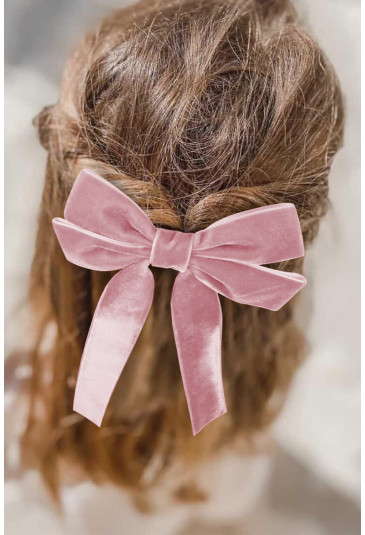 Velvet Bowknot Frenchy Girl Fashion Hair Clip