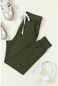 Drawstring women jogger pants