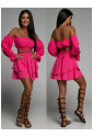 Dvojdielny flamengo letný komplet sukňa a top 