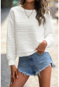 Long sleeve structured top