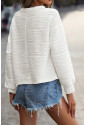 Long sleeve structured top