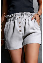 Linen Mix Paper Bag Shorts