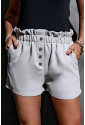 Linen Mix Paper Bag Shorts