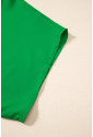 Green Split Batwing Sleeve Blouse