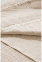 Béžové mušelínové šaty s výšivkou