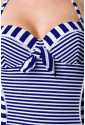 Stripe vintage onepiece swimwuit monokini by Ophelia
