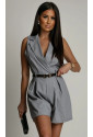 Short elegant business jumpsuit overall