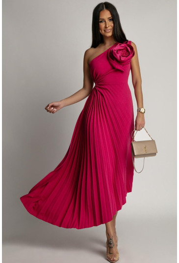 Elegant bridesmaid dress with straps