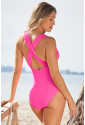 Deep V Neck One piece Swimwear