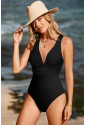 Deep V Neck One piece Swimwear