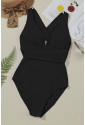 Deep V Neck One piece Swimwear