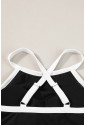 Contrast Trim High Waisted Bikini