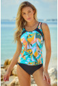 Palm Leaves Tankini Swimsuit