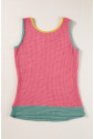 Color Block Breathable Knit Tank Top