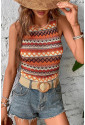 Bohemian Knit Tank Top