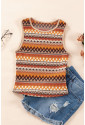 Bohemian Knit Tank Top